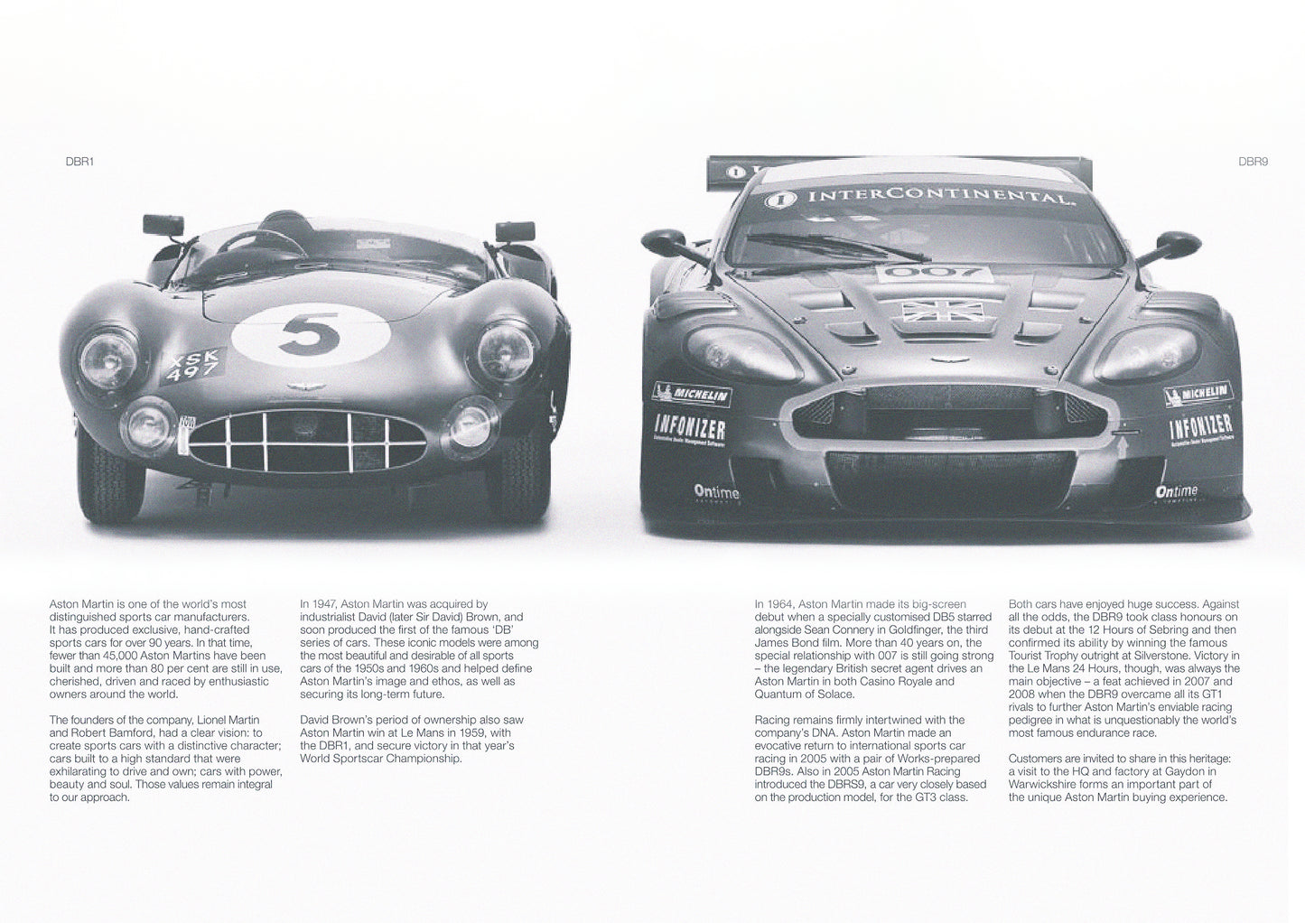 Aston Martin Poster DBR9 Car Print