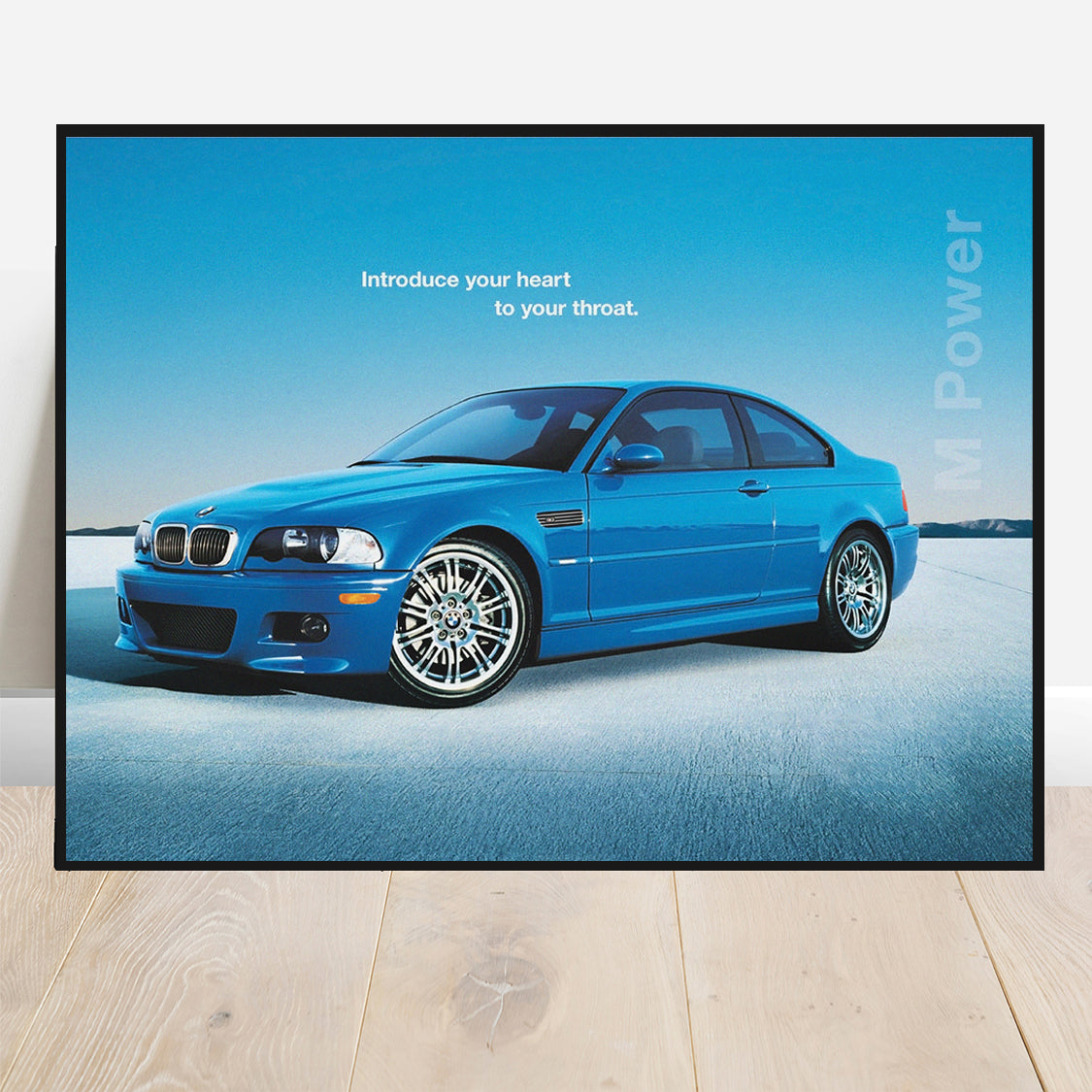 E46 M3 Poster Heart to Throat Laguna Seca Car Print
