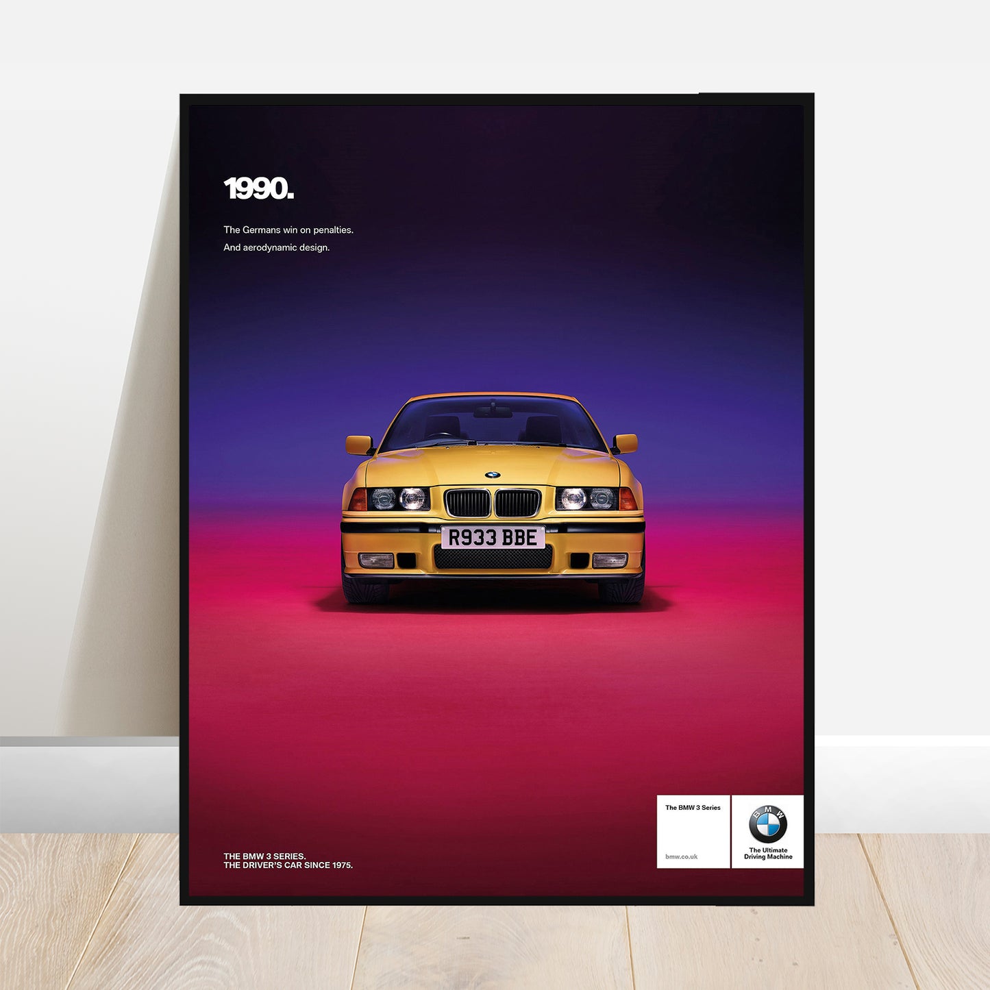 E36 M3 1990 Aerodynamic Design Car Print