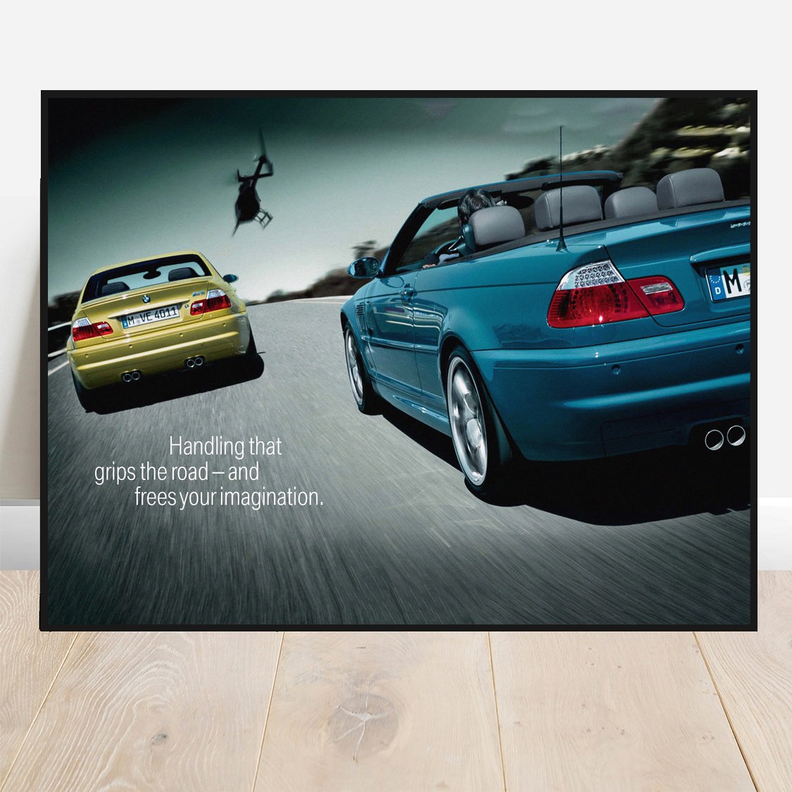 E46 M3 Poster Frees Your Imagination Car Print