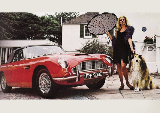 Aston Martin Poster DB6 Classic Car Print