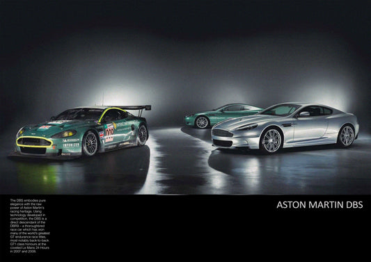 Aston Martin Poster DBS Racing Car Print