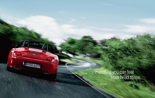 BMW Z4 M Poster Roadster Head to Toe Car Print